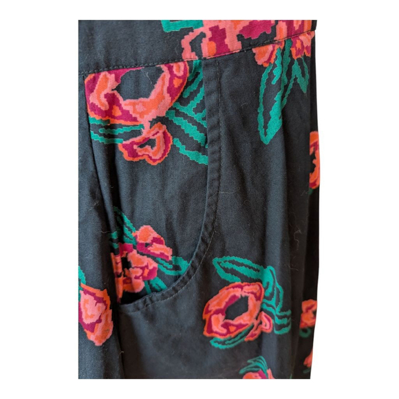 Mata Traders 100% Cotton Fit & Flare Floral Dress Women's L Fair Trade Romantic - Picture 5 of 10